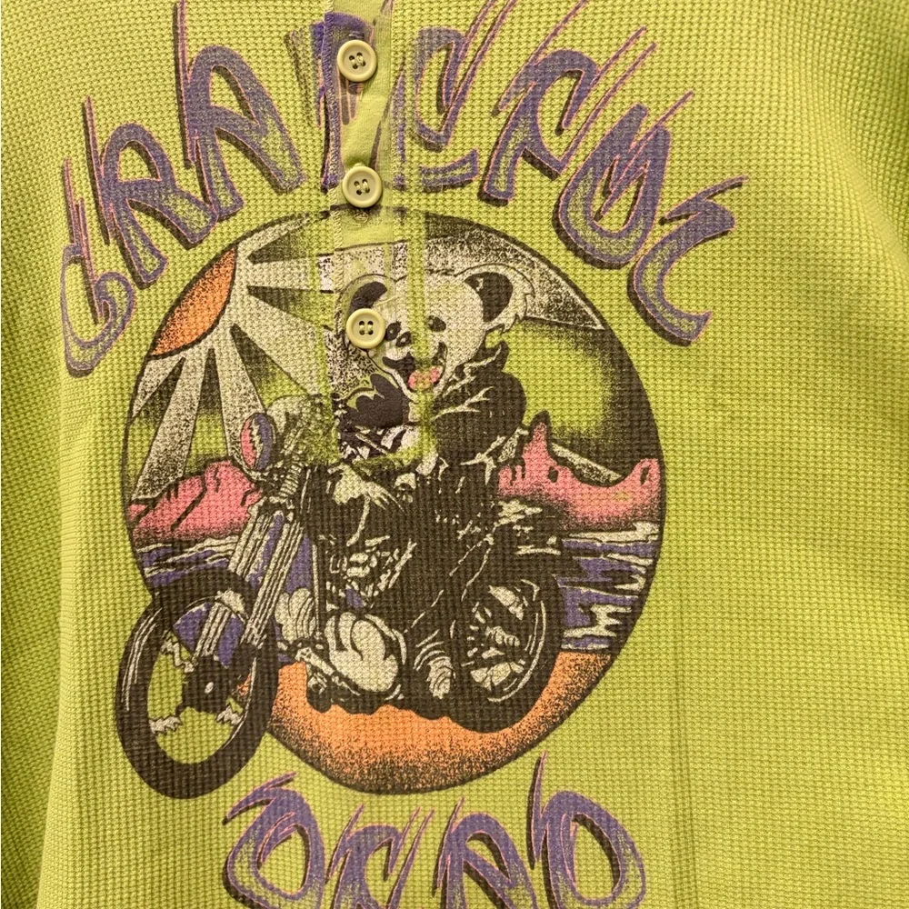 Daydreamer Grateful Dead Green Graphic Long Sleeve - Picture 3 of 6